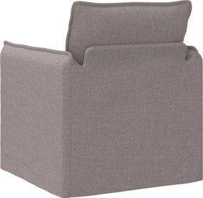 vidaXL Καναπές Taupe 75 x 82 x 85 εκ ύφασμα