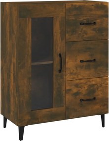 vidaXL Ντουλάπι Καπνιστή Δρυς 69,5 x 34 x 90 εκ. Επεξεργασμένο Ξύλο