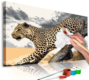 Πίνακας για να τον ζωγραφίζεις - Cheetah  60x40
