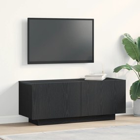 vidaXL Ντουλάπα τηλεόρασης Μαύρη Δρυς 100x35x40 εκ. από Ξύλο