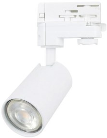 Σποτ Μαγνητικής Ράγας Graz GU10 7W 360° Φ5,6x19cm White Bot Lighting