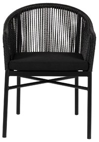 ΠΟΛΥΘΡΟΝΑ ΚΗΠΟΥ ARTELIBRE KAGERA ΜΑΥΡΟ ΑΛΟΥΜΙΝΙΟ/RATTAN 45X42X84CM