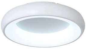 Φωτιστικό Οροφής - Πλαφονιέρα Με Τηλεχειριστήριο 42020-B-White Φ40x7cm Dim Led 4050lm 54W White Inlight
