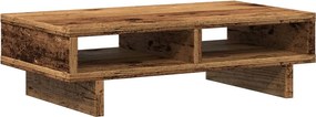 vidaXL Βάση Οθόνης Όψη Παλαιού Ξύλου 50x27x15 εκ. από Επεξ. Ξύλο