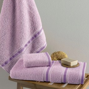 Πετσέτες Etem (Σετ 3τμχ) Lilac Palamaiki Towels Set 70x140cm 100% Βαμβάκι