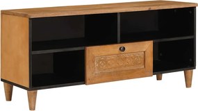 vidaXL Ντουλάπι TV 100 x 33 x 46 εκ Στερεό ξύλο μάνγκο