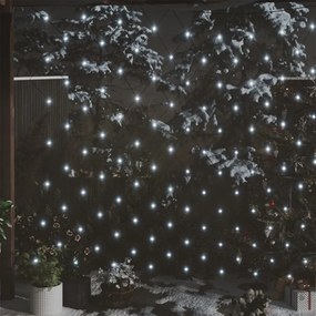 Χριστουγεννιάτικα Φωτάκια Δίχτυ Λευκά Εσ/Εξ. Χώρου 4x4μ 544 LED - Λευκό