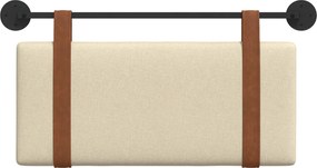 vidaXL Κρεμαστό Κεφαλάρι Κρεμ Αντίκα PU