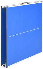 vidaXL Τραπέζι Ping Pong με Φιλέ Μπλε 152 x 76 x 66 εκ.