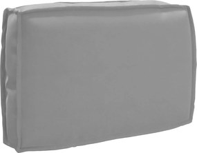vidaXL Σετ μαξιλαριών Ύφασμα Όξφορντ Γκρι 120 x 50 x 52 εκ.