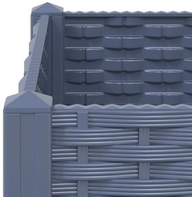 vidaXL Ζαρντινιέρα 80 x 40 x 71 εκ. από Πολυπροπυλένιο
