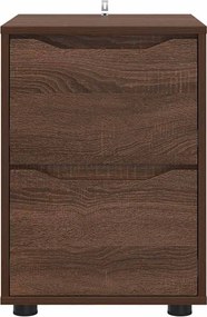 vidaXL Ντουλάπι αποθήκευσης Καφέ δρυς 40 x 48 x 57 εκ
