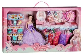 Σετ κούκλα με αξεσουάρ ομορφιάς - MY3204B - 917467