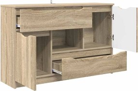 vidaXL Πλαϊνό γραφείο Δρύς Sonoma 100 x 30 x 65,6 Επεξεργασμένο ξύλο