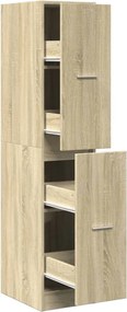 vidaXL Ντουλάπι Φαρμακείου Sonoma Δρυς 30x41x144,5 εκ. από Τεχνητό Ξύλο
