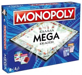 Επιτραπέζιο Παιχνίδι Monopoly - Ελλάδα Mega Έκδοση WM03425-GRK Για 2-6 Παίκτες 8 Ετών+ Multicolor Winning Moves