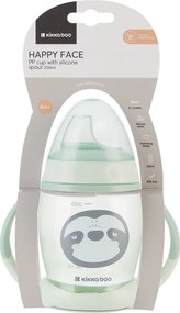 Ποτήρι Εκπαιδευτικό 200ml Kikka Boo Happy Face Mint