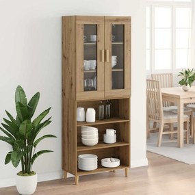 vidaXL Highboard Artisan Oak 69,5 x 34 x 180 εκ.