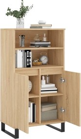 vidaXL Ντουλάπι Sonoma Δρυς 60 x 36 x 110 εκ. από Επεξεργασμένο Ξύλο