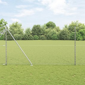 vidaXL Εξάγωνος Φράχτης 1.6x50 m Γαλβανισμένος Χάλυβας