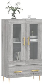 vidaXL Ντουλάπα Γκρι Sonoma 69,5 x 31 x 115 εκ. από Επεξεργασμένο Ξύλο