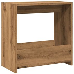 vidaXL Side Table Artisan Oak 50x26x50 cm Κατασκευασμένο ξύλο
