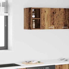 vidaXL Κρεμαστό ντουλάπι Παλιό ξύλο 20 x 29,5 x 40 εκ.