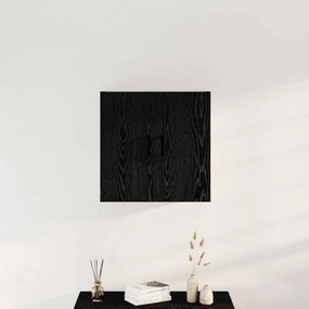 vidaXL Ντουλάπα Τοίχου Μαύρη δρυς 60 x 31 x 60 εκ. Επεξεργασμένο ξύλο