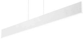 Φωτιστικό Οροφής Desk 138237 102,5x20/120x1,5cm LED 32W 3000K White Ideal Lux