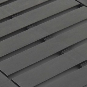 vidaXL Τραπεζάκι Κήπου Ανθρακί 78 x 55 x 38 εκ. Πλαστικό