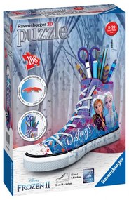Puzzle 3D Sneaker - Μολυβοθήκη Frozen ΙΙ 12121 108τμχ 21x8x12cm 8 Ετών+ Multicolor Ravensburger