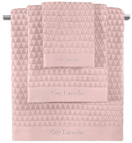 Πετσέτες Μπάνιου (Σετ 3τμχ) Guy Laroche Tokyo Dusty Pink 500gsm