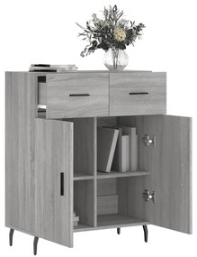 vidaXL Ντουλάπι Γκρι Sonoma 69,5 x 34 x 90 εκ. από Επεξεργασμένο Ξύλο