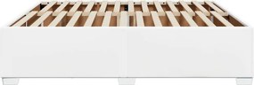vidaXL Πλαίσιο Κρεβατιού Λευκό 180x200 εκ. από Συνθετικό Δέρμα