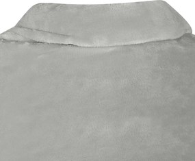 vidaXL Φούτερ-κουβέρτα Γκρι F Φανέλα