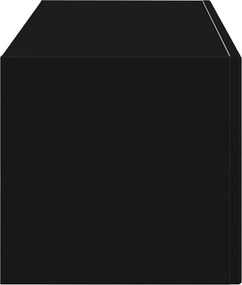vidaXL Ντουλάπι Τηλεόρασης Τοίχου 78,5 x 30 x 29,5 cm Μαύρο