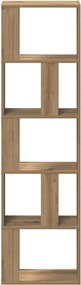 vidaXL Βιβλιοθήκη Artisan Δρυς 45x24x159 εκ. Επεξεργασμένο Ξύλο