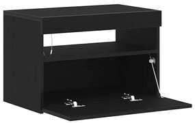 vidaXL Ντουλάπι TV Μαύρο 60 x 35 x 40 εκ. Επεξεργασμένο ξύλο