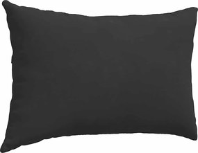 vidaXL Μαξιλάρι Καναπέ 2 pcs Μαύρο 60 x 40 cm ύφασμα