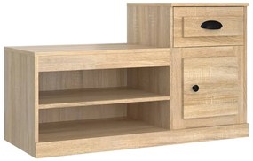 vidaXL Παπουτσοθήκη Sonoma Δρυς 100x42x60 εκ. από Επεξεργασμένο Ξύλο