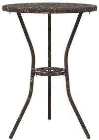 vidaXL Σετ Μπιστρό Κήπου 3 pcs Μπρονζέ Αλουμίνιο