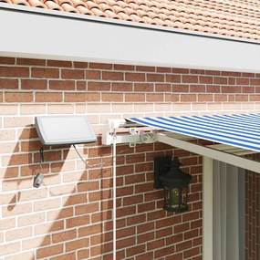 vidaXL Σκηνίτσα Αναδιπλούμενη Μπλε και άσπρο 450 x 300 εκ