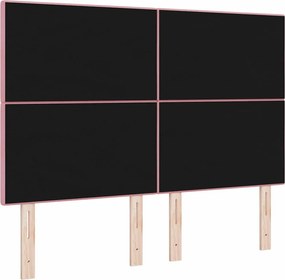 vidaXL Κεφαλάρι Ροζ 160 cm Βελούδο