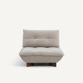 Πολυθρόνα modulable από βελούδο chenille, Kaori