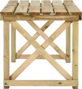 vidaXL Τραπέζι Κήπου 160 x 79 x 75 εκ. Ξύλινο