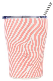 Θερμός-Ποτήρι Ανοξείδωτο Coffee Mug Soft Ripple Save The Aegean 350ml-9x13εκ. Estia 01-31732