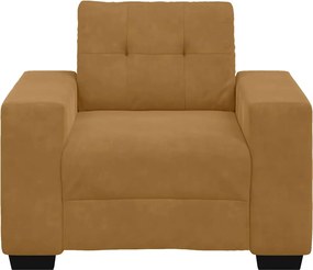 vidaXL Πολυθρόνα Καφέ Βελούδινη 100x78x80 εκ.