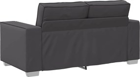 vidaXL Διθέσιος καναπές Γκρι 160 cm Τεχνητό Δέρμα