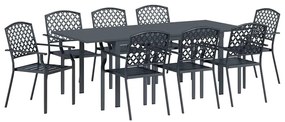 vidaXL Ρυθμιζόμενο Σετ Κηπουρικής Διατροφής 9 pcs Ατσάλι