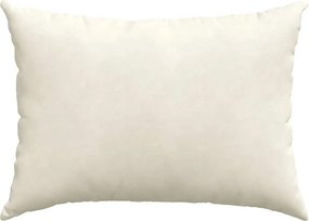 vidaXL Μαξιλάρι Καναπέ 2 τμχ. Βελούδο Κρεμ 70 x 50 cm